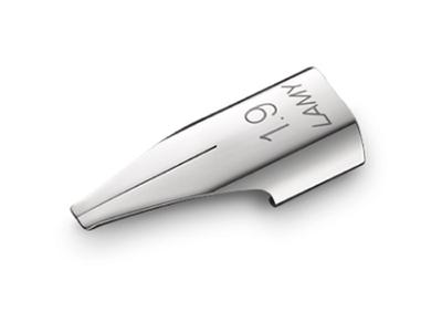 В комплекте оригинальный чехол Запасное перо для перьевой ручки LAMY Z50 Серебристое Прямой импорт из Германии (1,9 мм для каллиграфии)