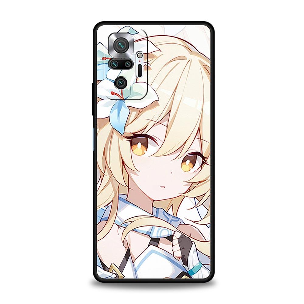 Чехол для телефона Genshin Impact для Xiaomi Redmi Note 12 11 10 Pro Plus 10S 9S 9 9T 8T 9C 9A 8 7 K40 Gaming Силиконовый чехол