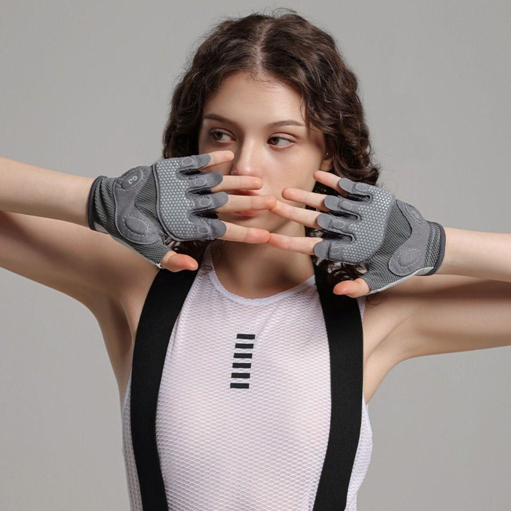 Перчатки с половиной пальца, перчатки с половиной пальца, нескользящие перчатки для тренировок, велосипедные перчатки, альпинистские перчатки