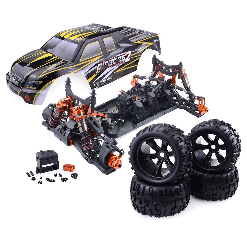 1/8 ZD Racing 9116 V2 V3 4WD Радиоуправляемая Машинка Бесколлекторный Электрический Монстр-Трак Металлический Каркас Бесколлекторный 100км/ч RTR 08427 120A ESC Радиоуправляемая Машинка