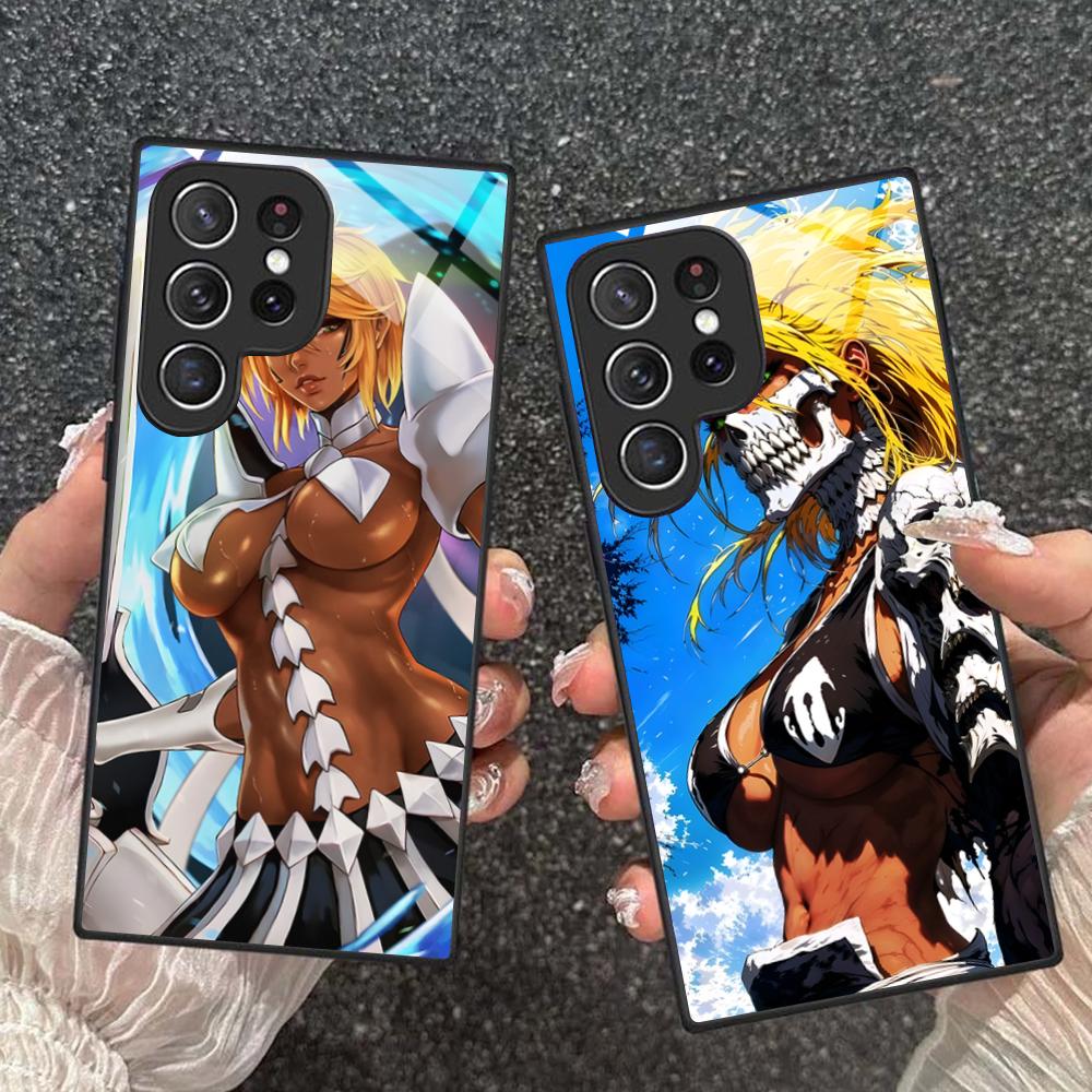 Чехол для телефона Bleach Tier Harribel для Samsung Galaxy S26 S25 S24 S23 S22 S21 S20 Note20 Plus FE Ultra Стеклянный Цветной Чехол