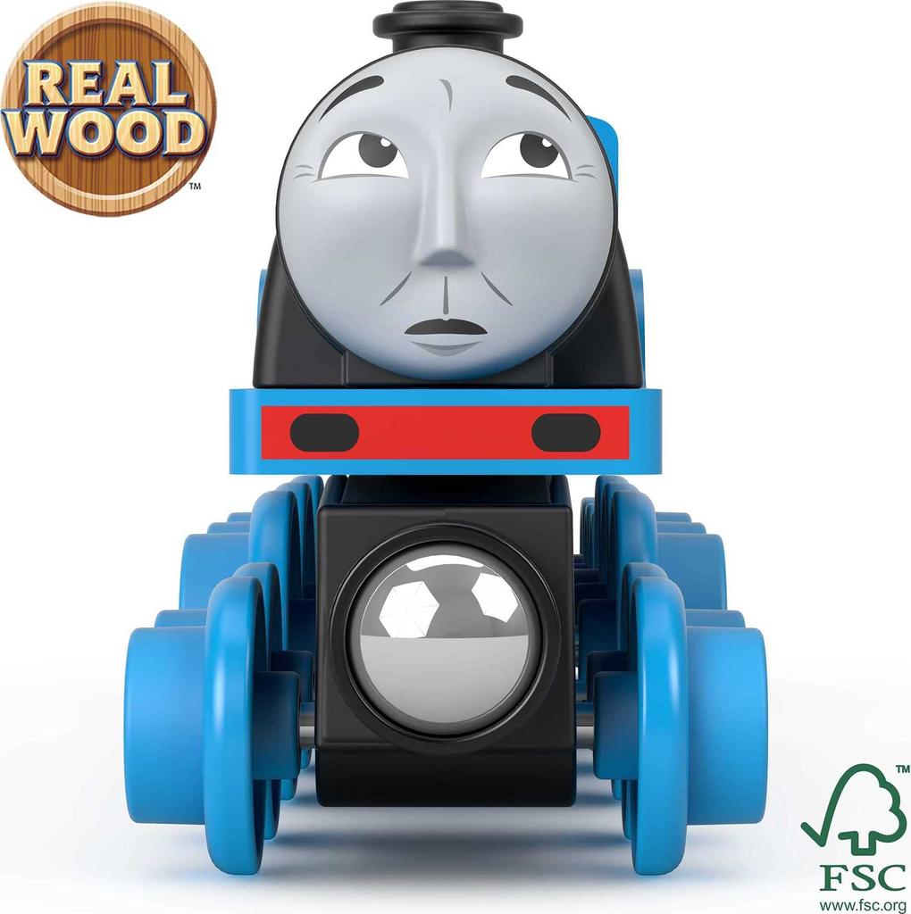 MATTEL Thomas the Tank Engine Series Wooden Rail Гордон лет и HBK17 (Томас) [Автомобильный поезд] [2 вверх]