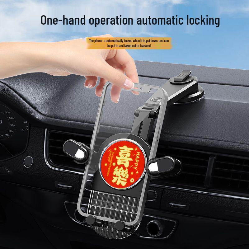 Cartoon Air Vent 360° Rotating Shockproof Phone Holder Clip