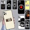 Classic Camera Lens Case For iPhone 16 Pro Max 14 13 12 11 15 17 Pro Max mini 15 16 Plus 16e 17 Air Phone Cover