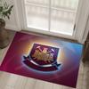 West Ham United Football Design Crystal Velvet Carpet Cozy Non?Slip Printed Rug For Bedroom Living Room Entrance