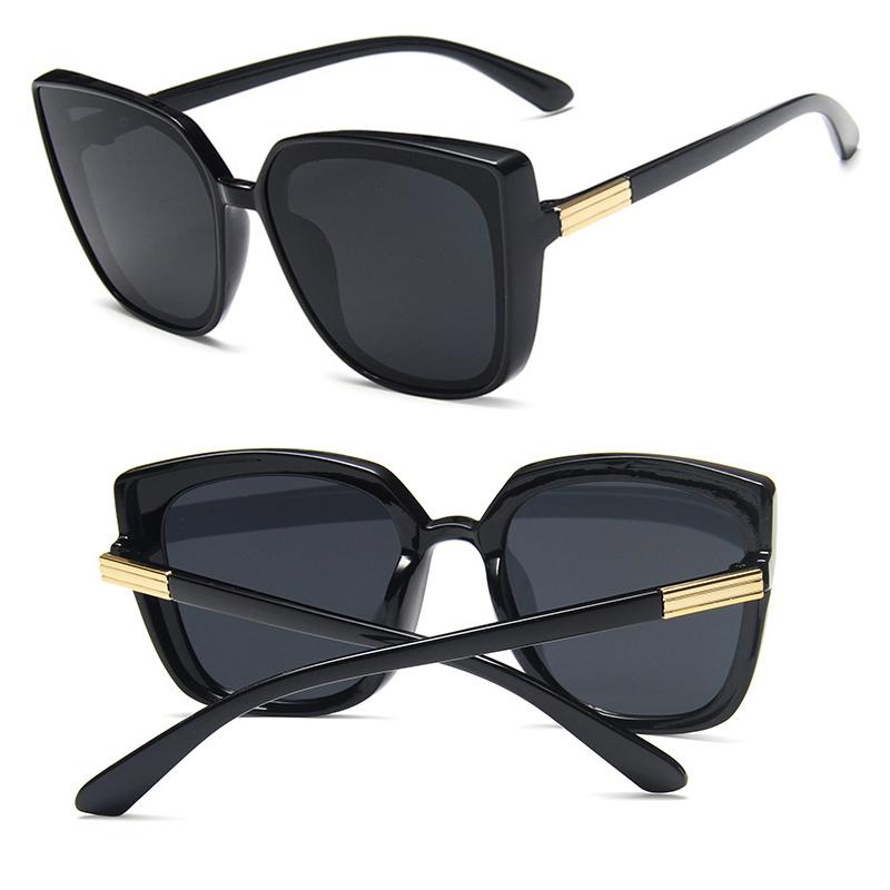 Очки Модные женские очки Большая оправа Винтажные солнцезащитные очки Очки кошачий глаз Крутые солнцезащитные очки
