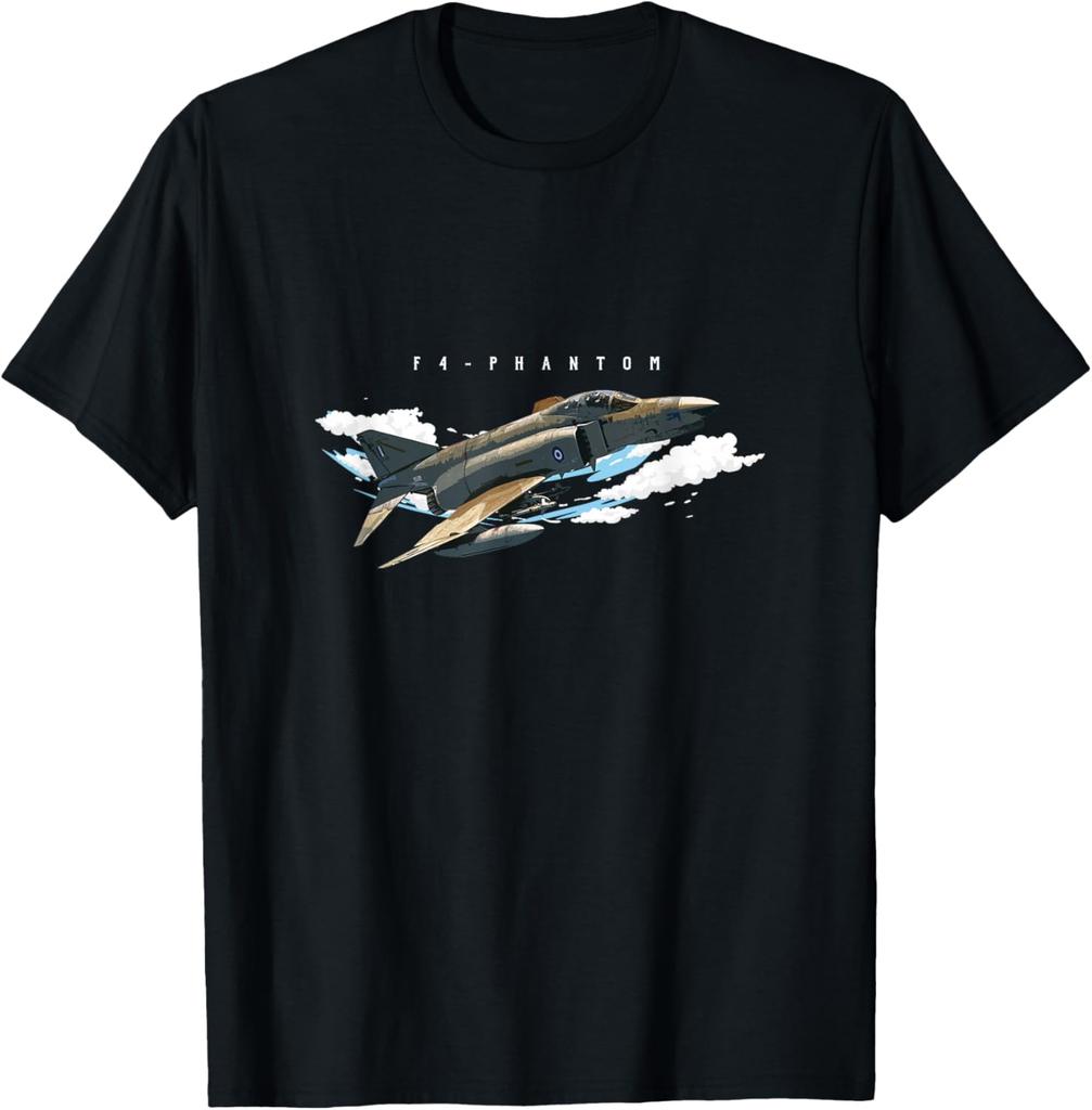 F Phantom Jet Shirt Vintage Machine Veteran Pilot Tee TShirt Short Sleeve Casual Cotton Shift