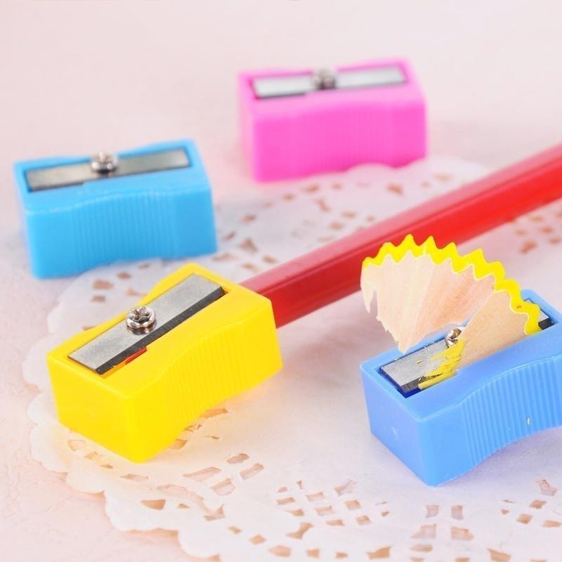 Симпатичная точилка для карандашей, любимая мини-точилка для ножей школьников, канцелярские принадлежности