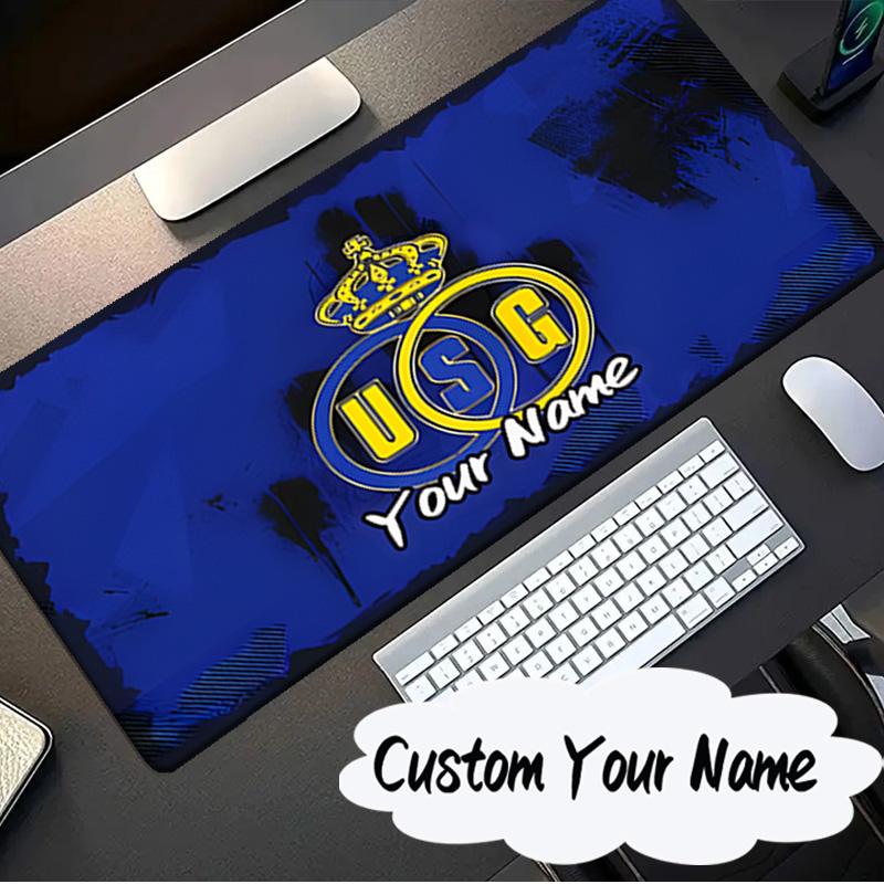 Custom Name Mouse pad Golden Crown Symbol Royale Mouse pad, Gaming Mouse Pad, keyboard pad, Desk Decor for computer notebook Fan Birthday Gift