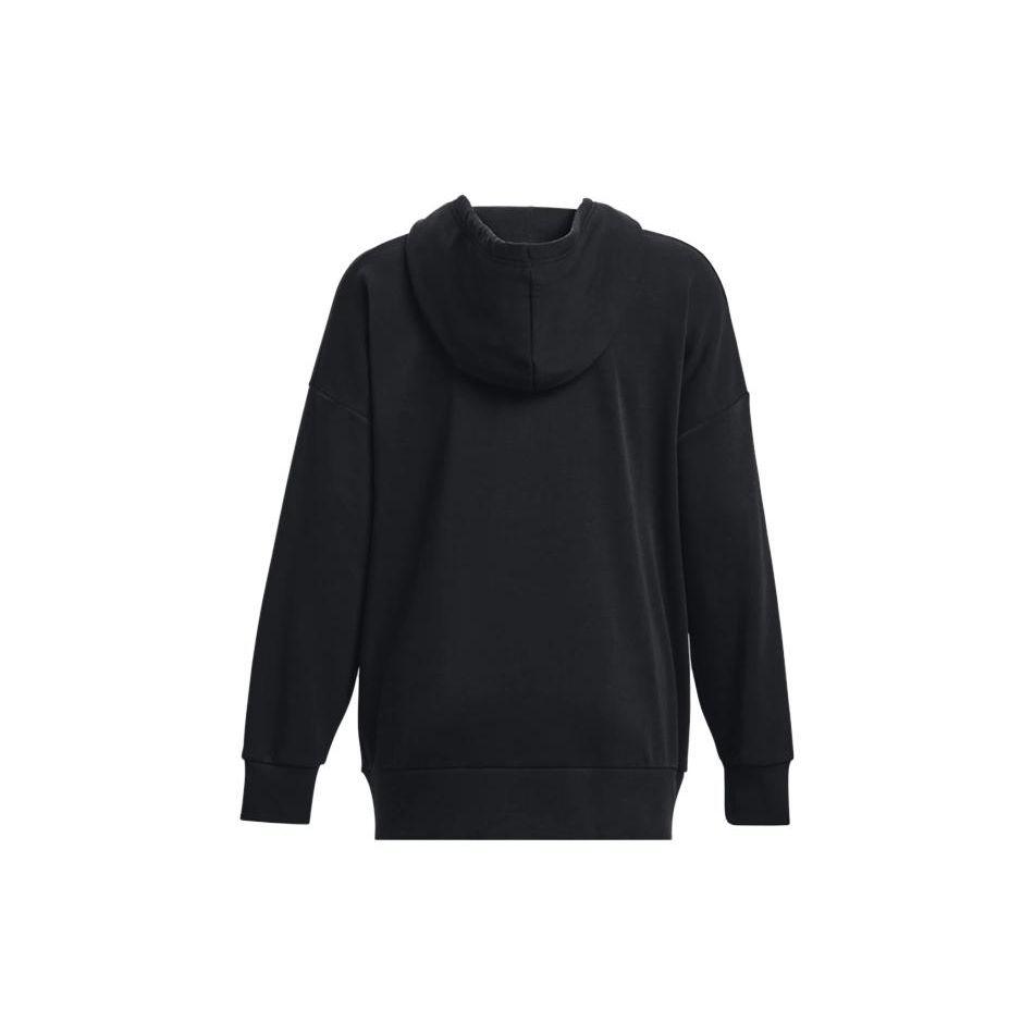 Under Armour Сплошной свободный повседневный свитшот с капюшоном и длинным рукавом, женский свитшот, черный 1379493-001