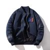 Mens Oversized Baseball Jacket Casual Bomber Style Loose Fit Outerwear