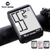 WEST BIKING Wireless Bicycle Computer Backlight Waterproof Odometer 4 Colors Cycling Stopwatch MTB Road Bike Digital Speedometer 3