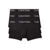 Waist Logo Print Boxer Shorts 3-Pack Men Underwear Black NB3187-901