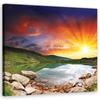 Canvas Print Sunset In the Mountains