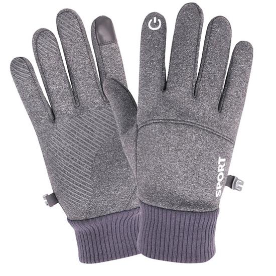 Зимние мужские перчатки для сенсорного экрана, теплые, плюс бархат, толстые, водонепроницаемые, ветрозащитные для езды, вождения, активного отдыха