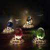 Lava Dragon Egg Night Light Ornament Dinosaur Egg Statue Collection Home Decoration Gemstone Reiki