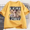 I Eat CeUnisext Funny Cat Meme T Shirt Women Stupid Ugly Unhinged TShirt Silly Oddly Tee Casual Soft Tshirt Streetwear Graphic Y2K