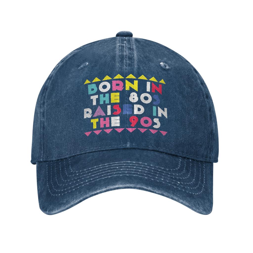 Born In The s Raised In The s Sun Baseball Cap  Unisex Adult Design Trucker Hat Summer  Skate Sunscreen Snapback Cap