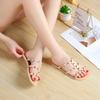 Тапочки Rivet женские летние туфли на открытом воздухе новые туфли Rivet Crystal Shoes Jelly Shoes женские сандалии тапочки на плоской подошве Chanclas Mujer