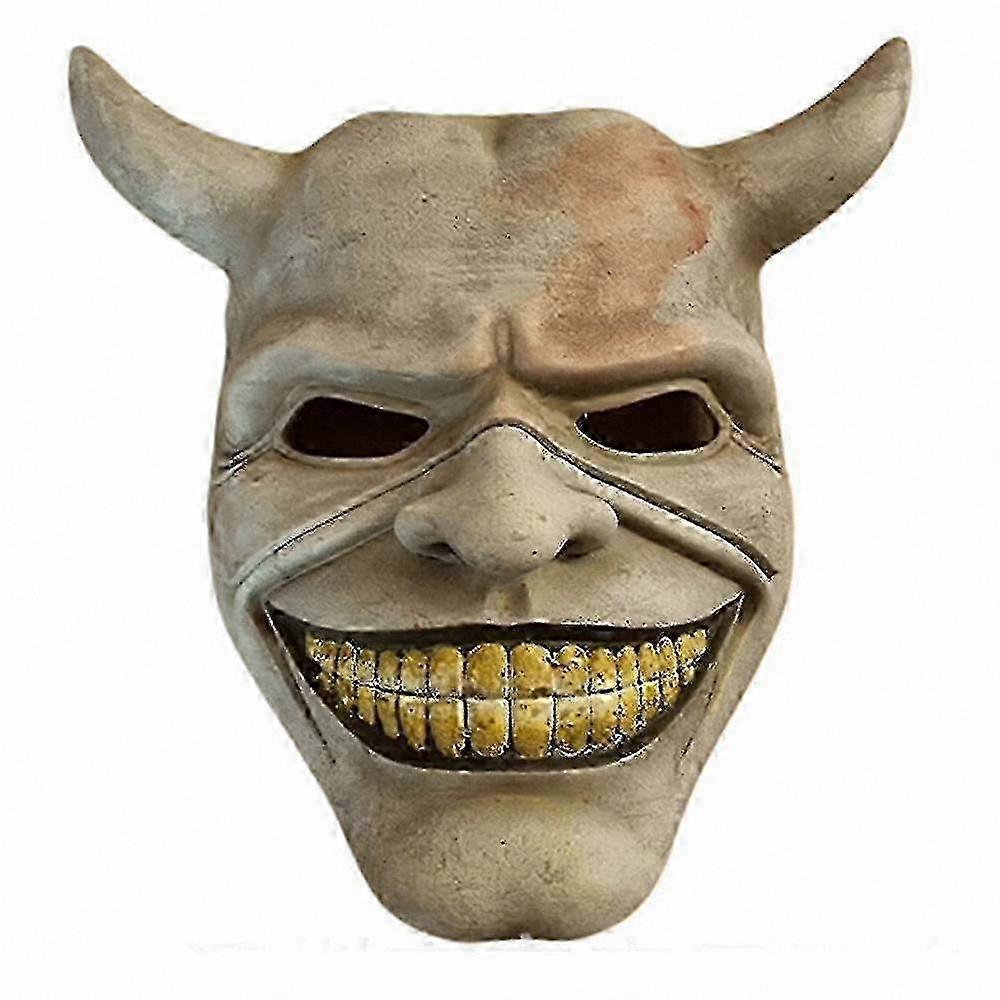 Spooky Halloween Latex Mask For Adults - Scary Movie Inspired Costume Prop For Parties Cosplay Events_fusmg