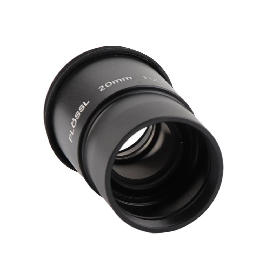 Astronomy Telescope Lens Eyepiece Plossl 20mm with 1.25" Filter Thread