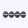 For Toyota RAV4 2019-2025 Black Titanium Door Lock Buckle Protect Cover Trim 4PC