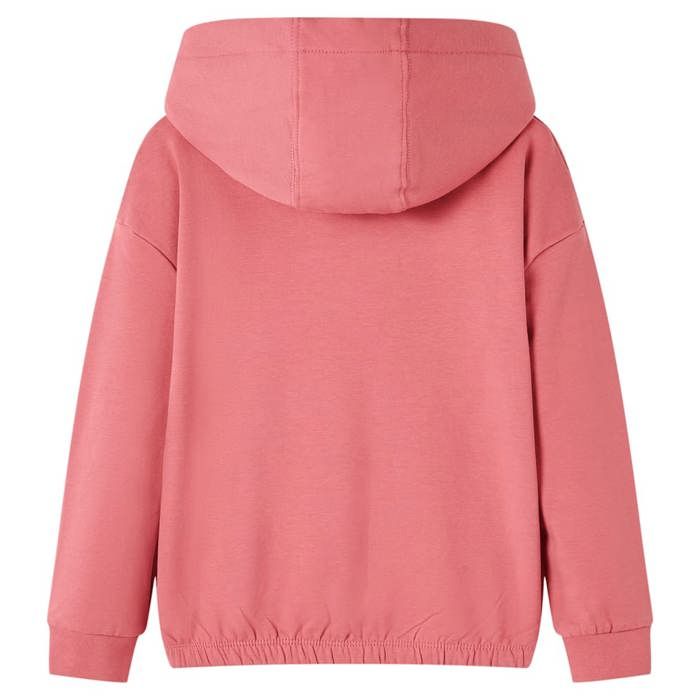 Sweat-shirt à capuche pour enfants rose ancien 92/104/116/128/140