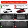 Floor Mats for Tesla Model Y Standard  2026 Trunk Mat Cargo Liner Backrest Mats Accessories [Not Fit Premium and Performance]