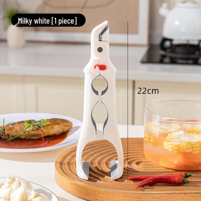 Three-in-One Non-Slip Silicone Bowl Tongs - Anti-Scald Household Plate Lifter