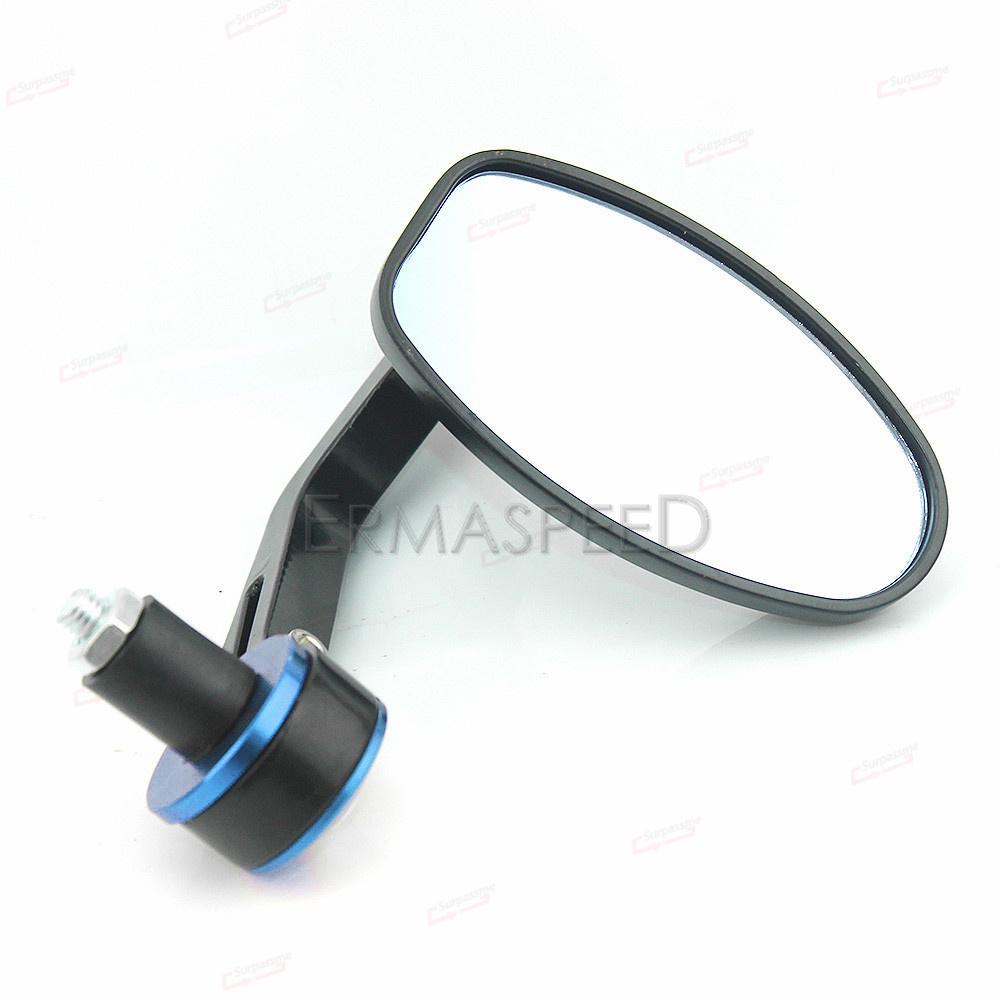 Универсальные мотоциклетные зеркала 7/8 "22 мм, торцевые зеркала на руле мотоцикла, алюминиевые боковые зеркала заднего вида для мотоцикла