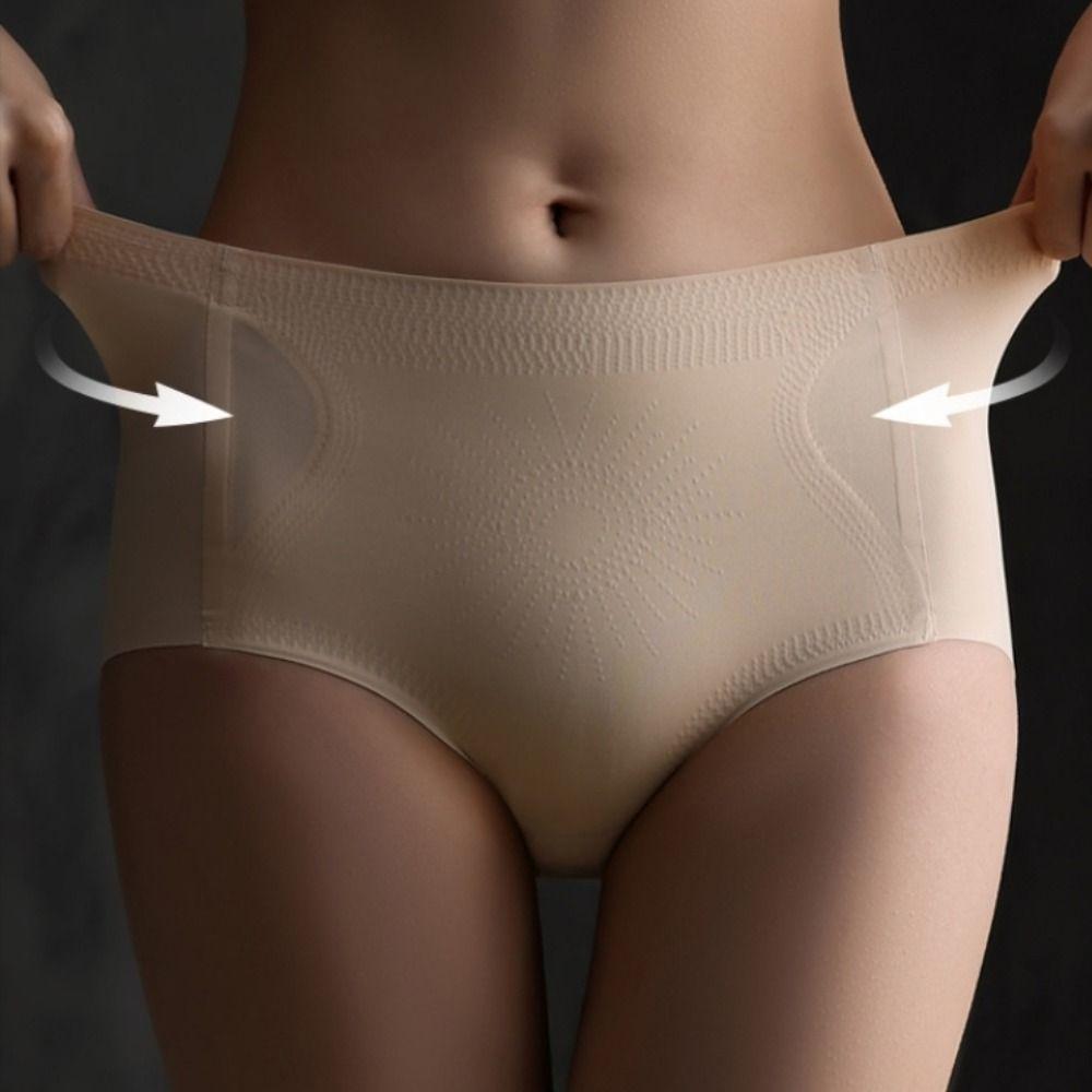 Трусы-подтяжки средней талии, утягивающие поддельные ягодицы, модное корректирующее белье для женщин с контролем живота