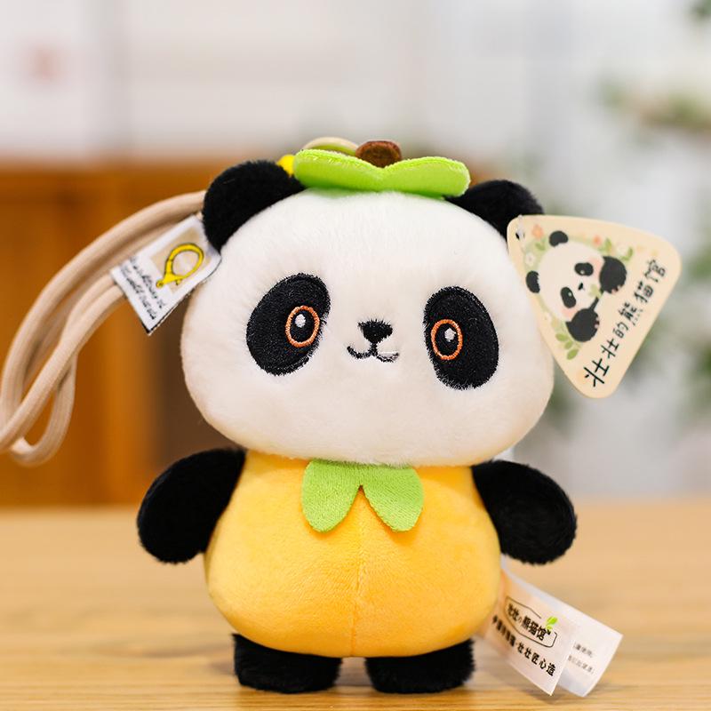 Плюшевая Панда Кукла Брелок для Рюкзака Брелок Подвеска