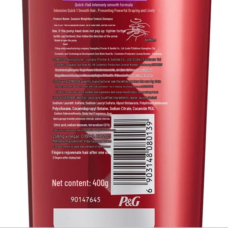 Vidal Sassoon Repair & Hydrating Shampoo