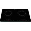 BRANDT Table Induction 2 Burners 2000 Watts Per Burner 10 Cooking Positions TI2SLIM1 Black