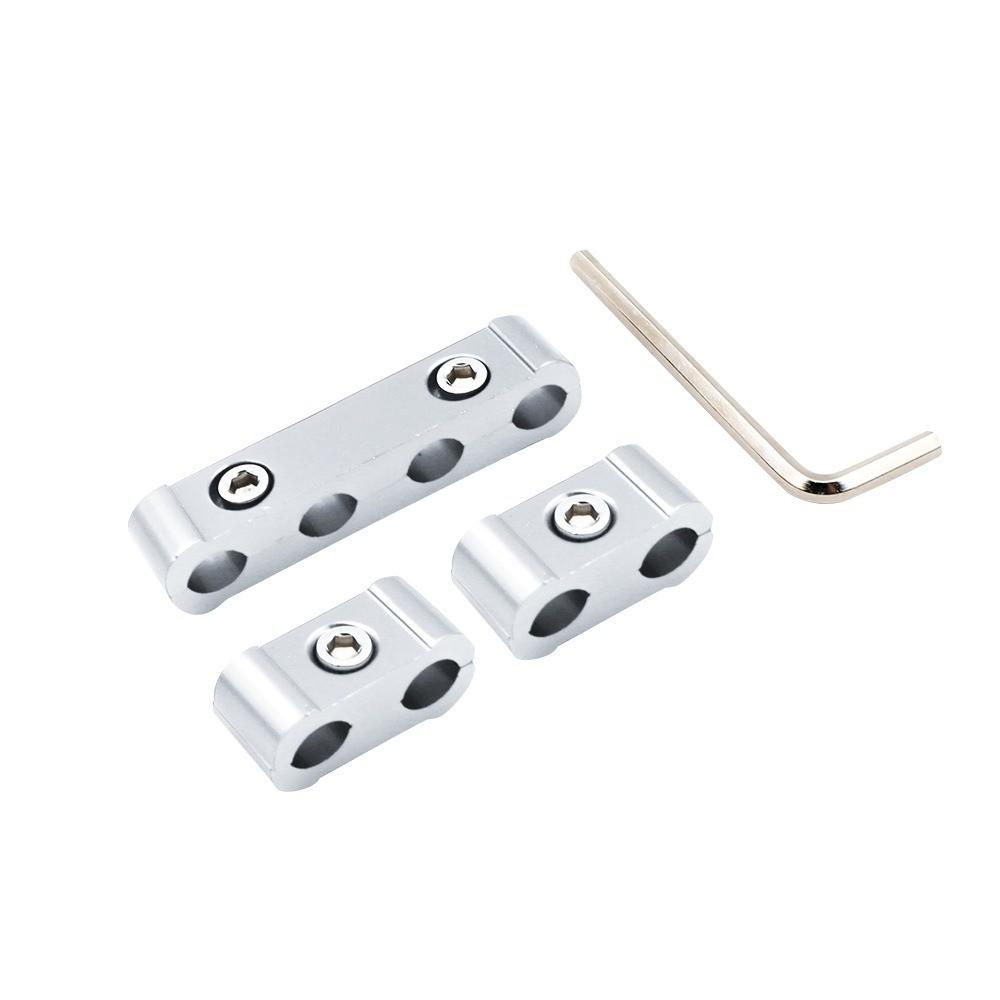3pcs Cable Management Spark Plug Wire Dividers Three Dividers Spark Plug Wire Clamp Car Maintenance