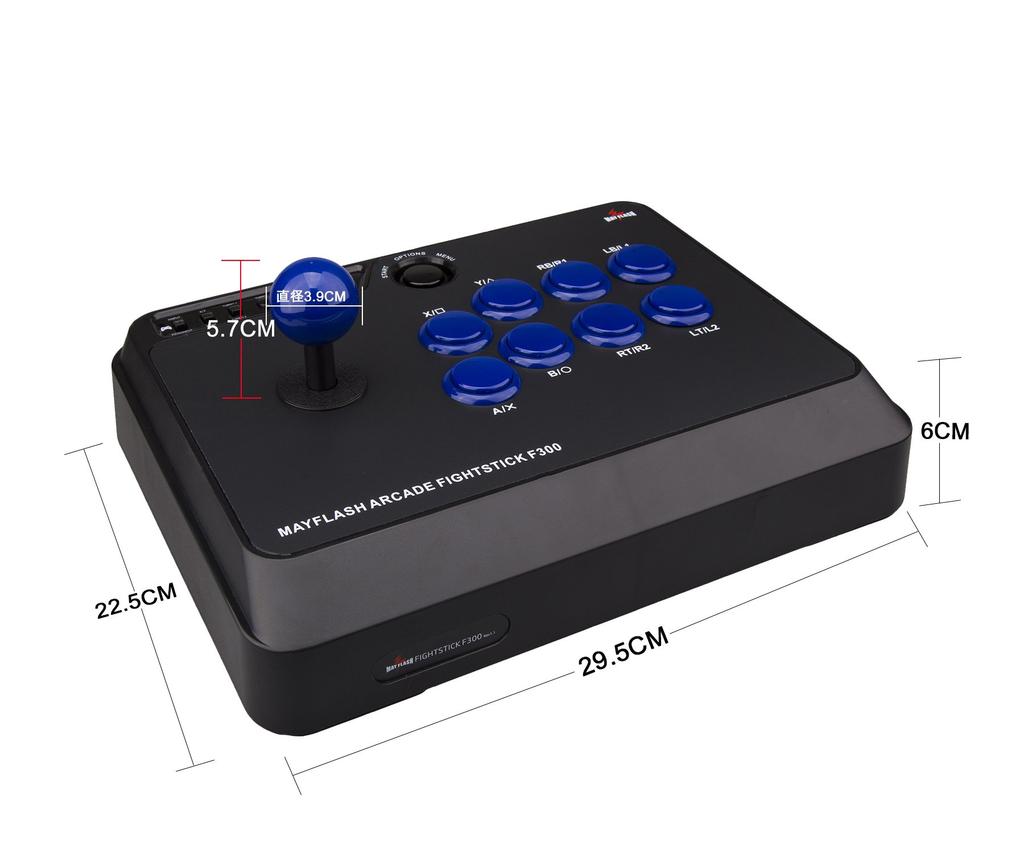 Джойстик Mayflash F300 Совместим с XBOX XBOX и Neogeo mini Японский PS4, PS3, ONE, 360, PC, Android, Switch, [Официальный продукт]
