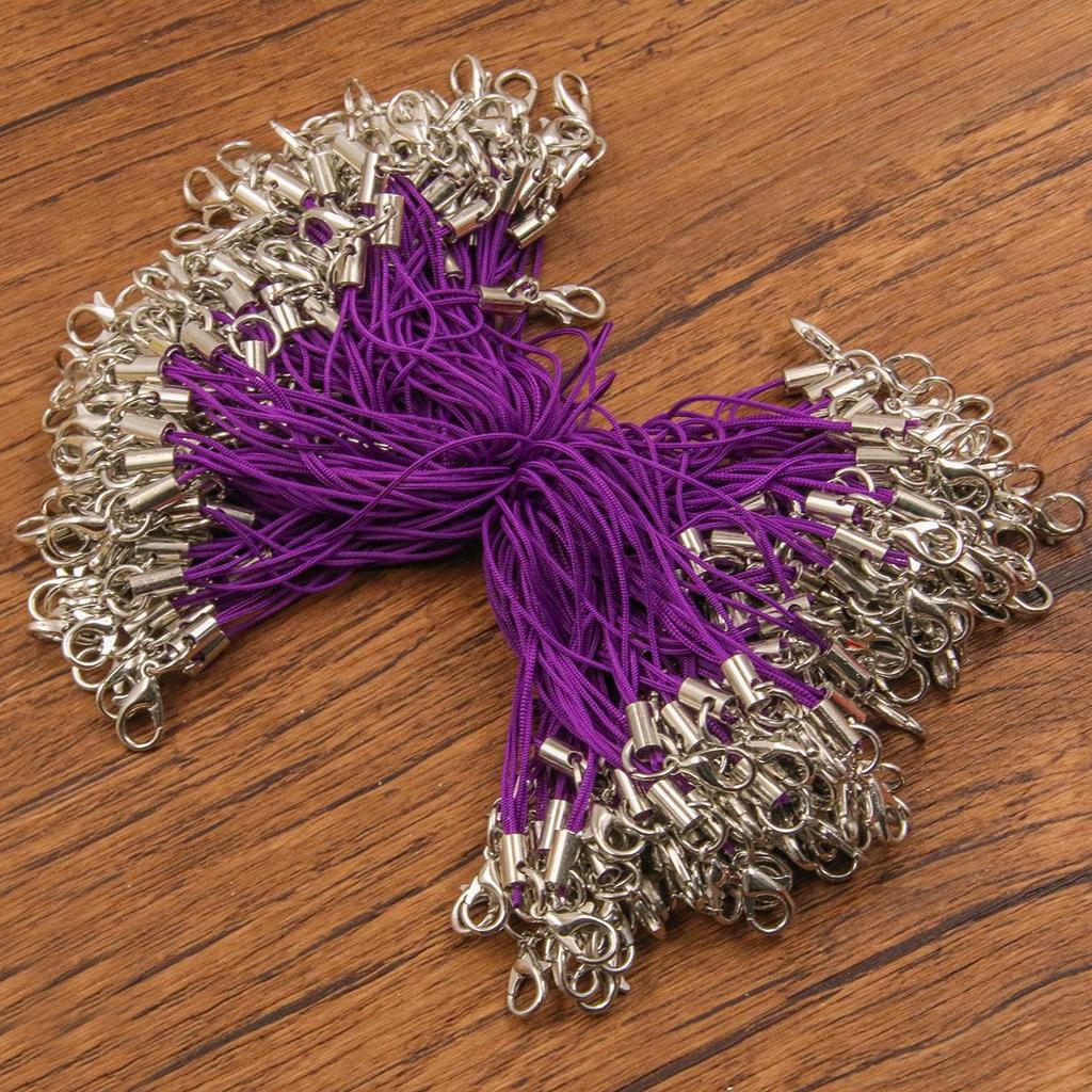 20-Color DIY Jewelry Lobster Clasp Strap - 67mm Mobile Phone/Pendant Rope Accessory