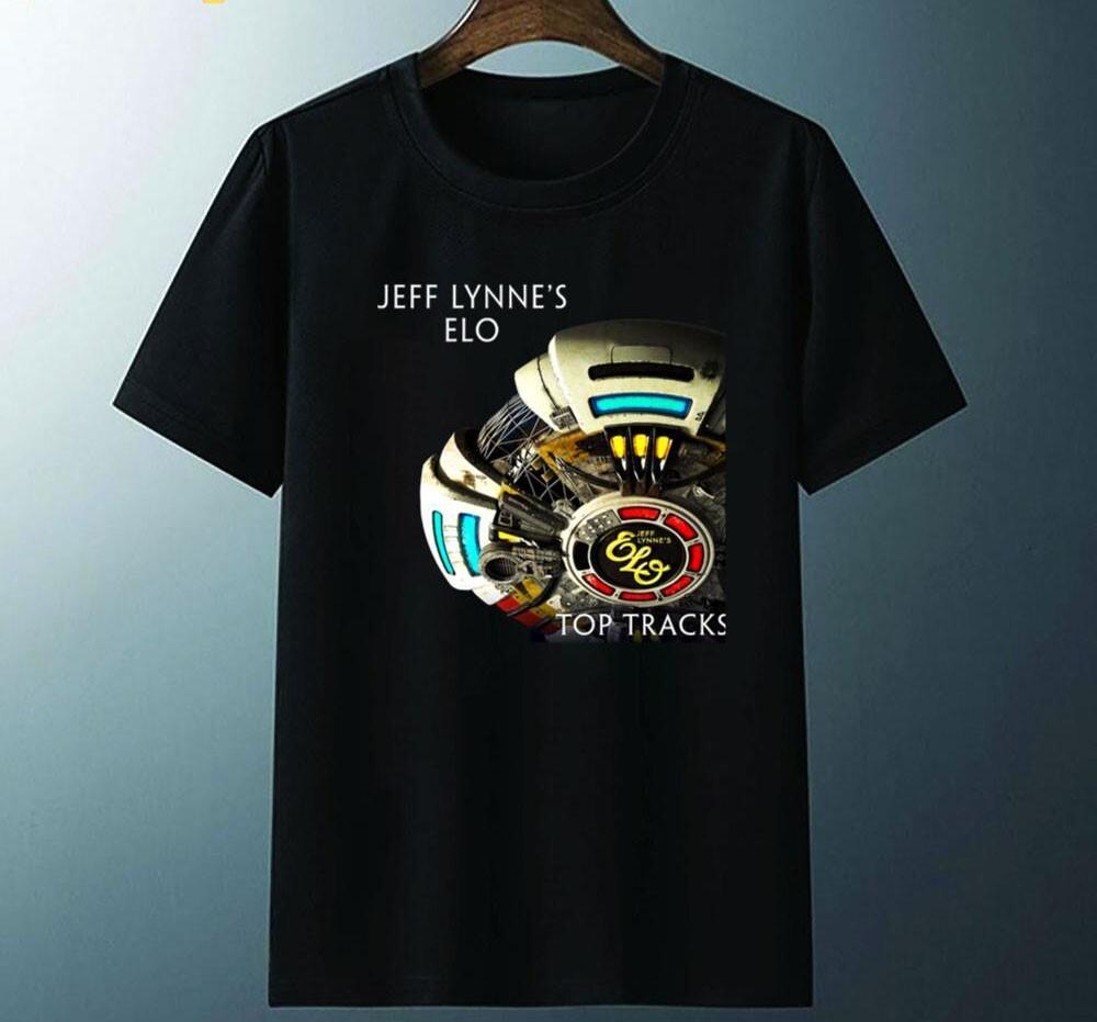 Vtg Jeff Lynne Electric Light Orchestra Cotton Black Classic Unisex Shirt
