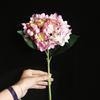 46cm Artificial Hydrangea Fake Silk Flowers Bouquet Bridal Wedding Home Decor