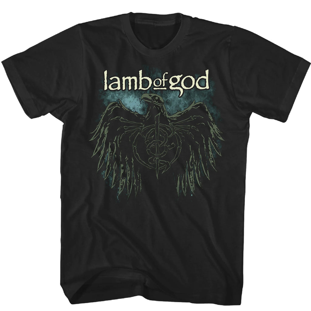 Горячая хлопковая футболка с графикой группы Lamb of God, унисекс, летняя, с коротким рукавом, модный бренд, футболка, роскошная, повседневная, винтажная, ретро, топ