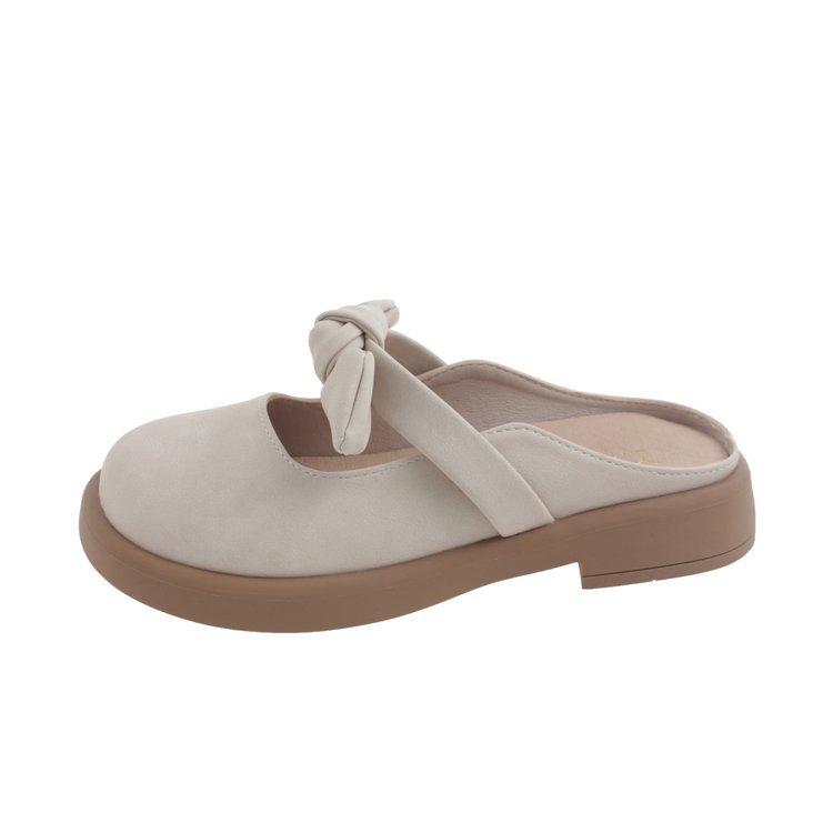 Баотоу полутапочки женские новые летние модные универсальные ленивые одинарные туфли на платформе сандалии женские