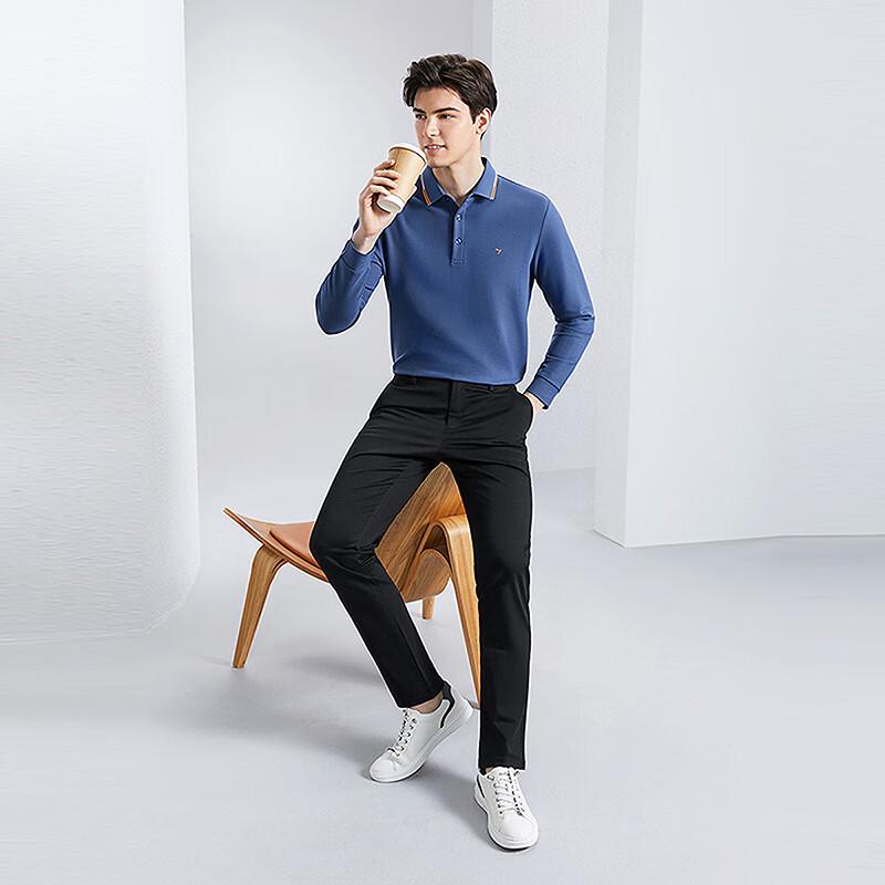 Qipai Men's Xinjiang Cotton Straight-Leg Casual Pants