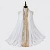 Женский Мусульманский Кружевной Пузырчатый Шифоновый Хиджаб Платок Foulard Femme Musulman Исламские Платки на Голову Арабские Головные Уборы