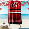Name Custom Carolina Hurricanes Print Beach Towel, Large Soft Quick Dry Towel for Beach Camping Swimming