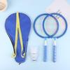 Children Lightweight Badminton Rackets Family Game Toy Double Racquet Set Comes With Carrying Backpack Kids Sports Equipment