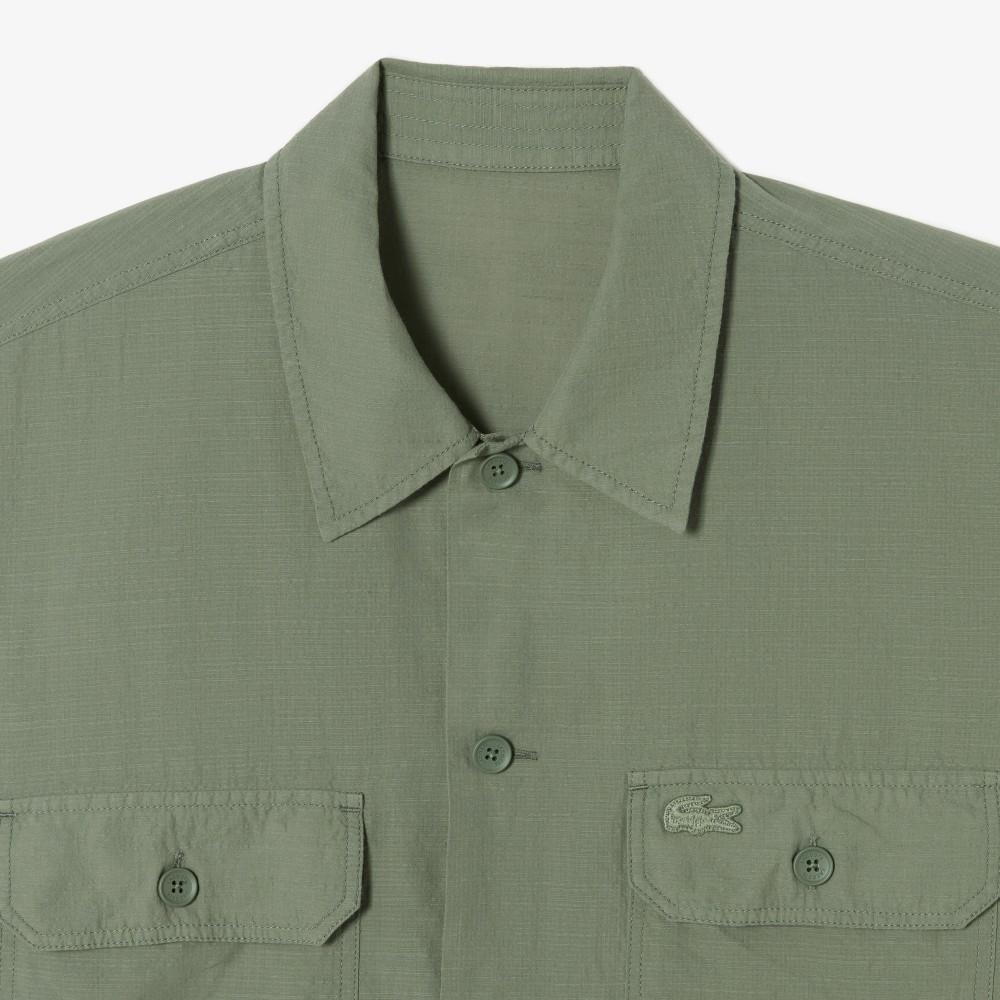 Lacoste Мужская рубчатая рубашка-куртка CH329E-56GBMY