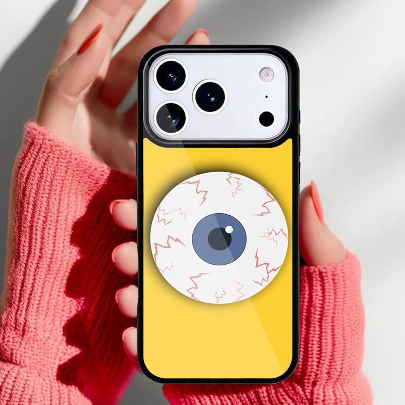 Сумасшедший чехол для телефона с узором из глазных яблок для iPhone 17 16 15 14 13 Pro Max Задняя крышка для 12 11 Pro Coque