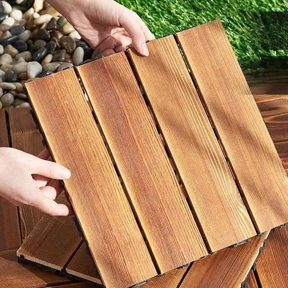 Деревянные напольные плитки из акации, interlocking, плитка для террасы, терраса, сад, напольное покрытие у бассейна, декор для улицы, декор для сада для улицы