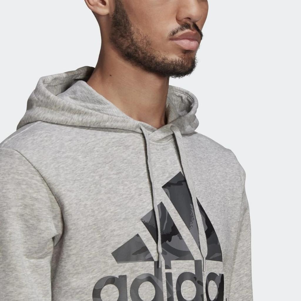 Adidas Sweatshirts Men's Gray Hooded Moderate Other GL0020