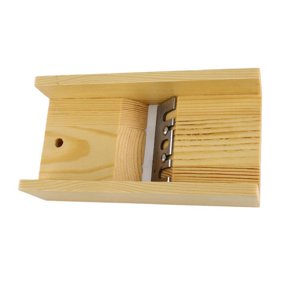 Solid Wood Soap Beveler Stainless Steel Screw Fixed Soap Planer Polished Surface Adjustable Blade Beveling Cutter Craft Workshop